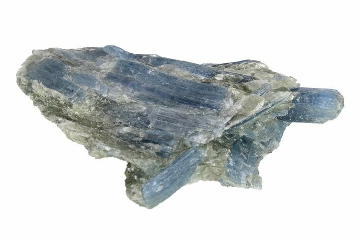 Vibrant Blue Kyanite Crystals In Muscovite - Brazil #255026